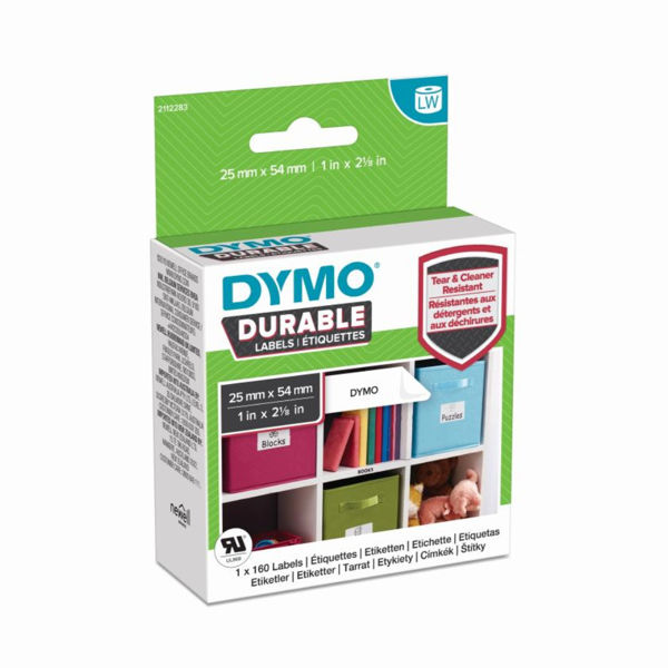 Picture of Dymo Durable Labels 25mm X 54mm (160 per pack)